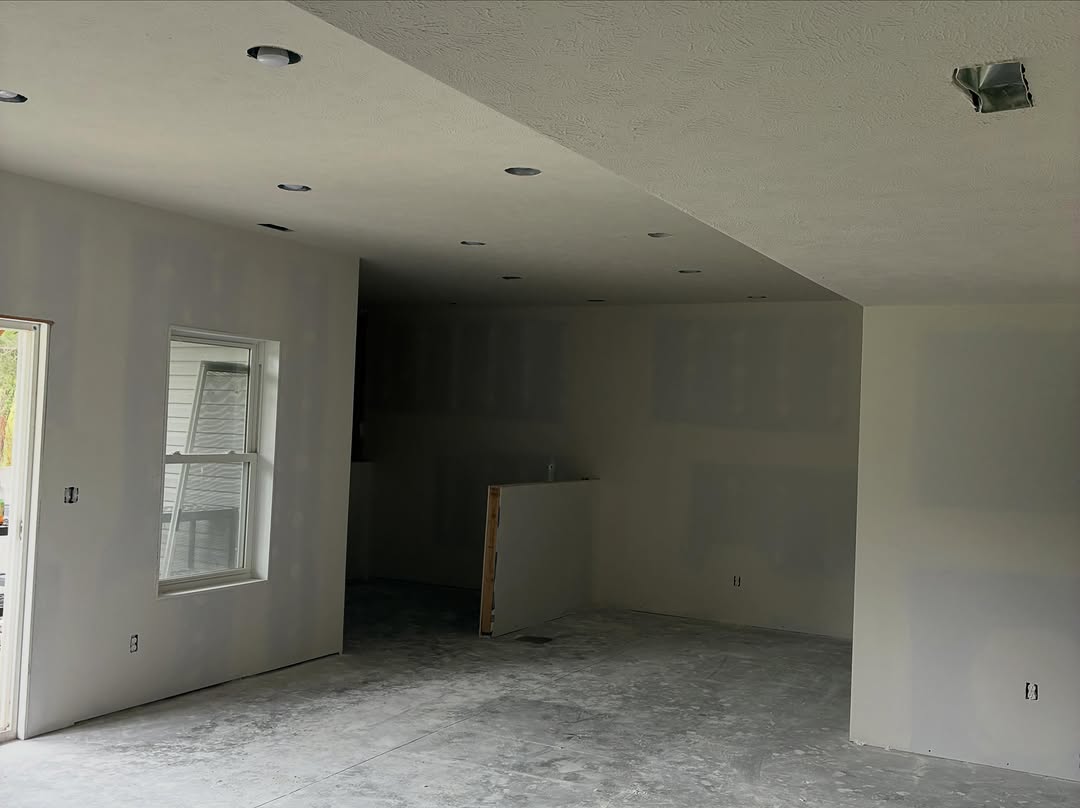 Drywalling after